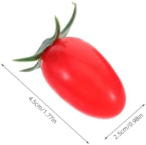 Zerodeko 10pcs Realistic Fake Cherry Tomatoes Decor