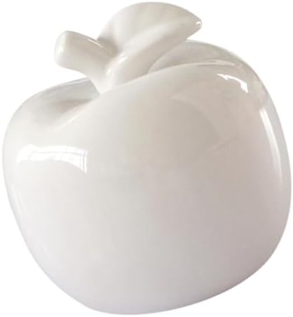 Luxshiny 1pc Chic Ceramic Christmas Apple Ornament