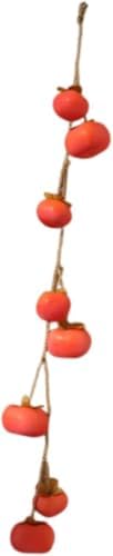 Artificial Persimmon Ornament Red Hanging Pendant
