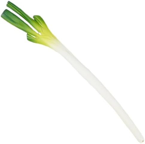 LUOZZY Artificial Green Onion Model Realistic Fake Scallion Photo Prop