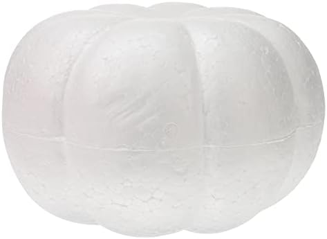 White Foam Pumpkins for Halloween and Fall Decor