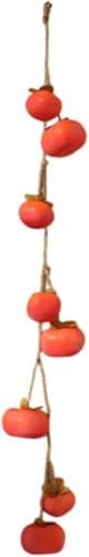 Artificial Persimmon Ornament Red Hanging Pendant