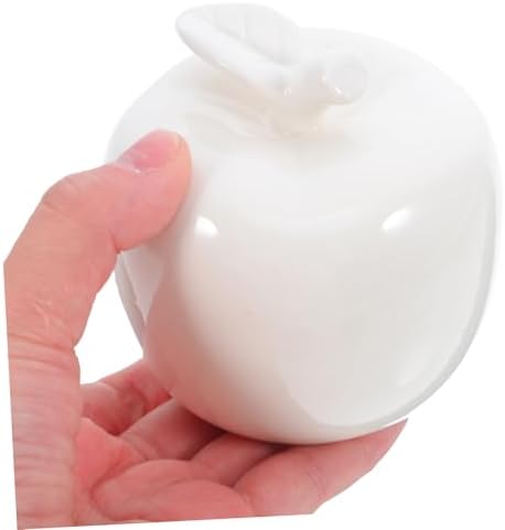 Luxshiny 1pc Chic Ceramic Christmas Apple Ornament