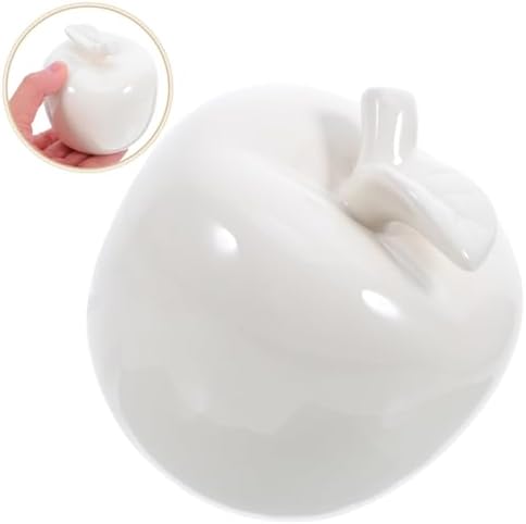 Luxshiny 1pc Chic Ceramic Christmas Apple Ornament