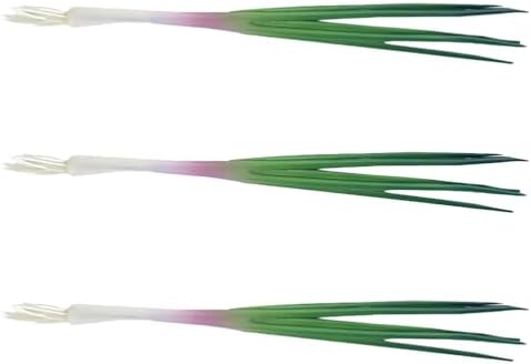 LOGOFUN 3pcs Artificial Green Scallions Photo Prop