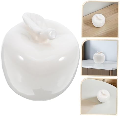 Luxshiny 1pc Chic Ceramic Christmas Apple Ornament