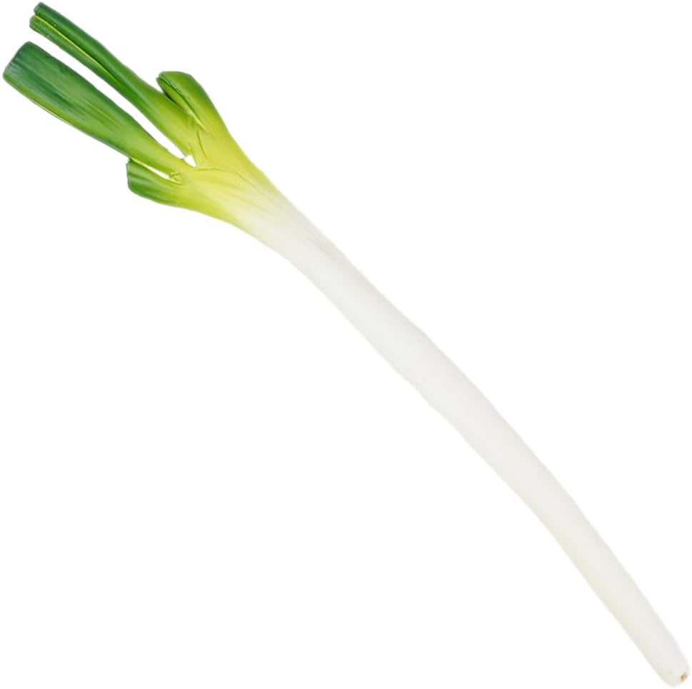 LUOZZY Artificial Green Onion Model Realistic Fake Scallion Photo Prop