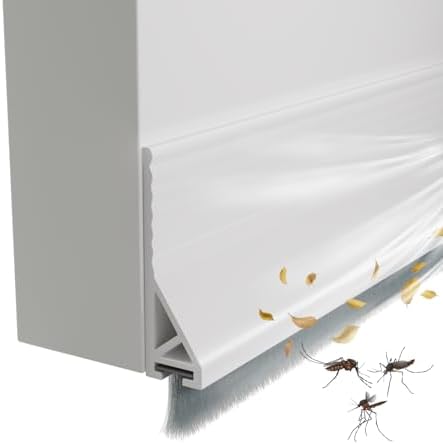 cuysfead 2Pack Door Draft Stopper with Brush and Strong Adhesive
