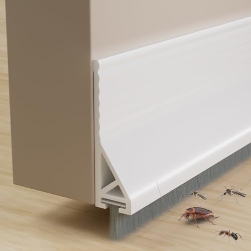39 Inch Door Sweep with Brush and Silicone Seal