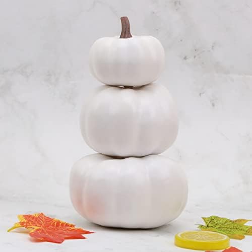 Gresorth Stacked Fake Pumpkin Decor Towel