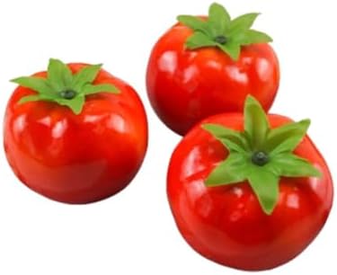 3PCS Artificial Tomatoes for Home Kitchen Decor