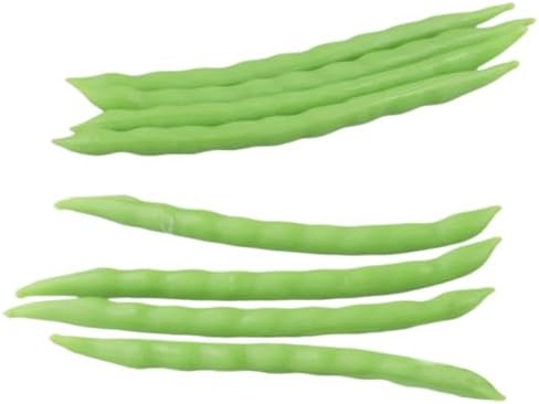 Lifelike Green Beans Artificial Decor 8 Pieces