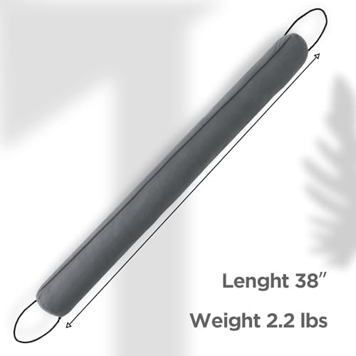 Sunolga 2 Pack 38 Inch Weighted Door Draft Stopper Grey