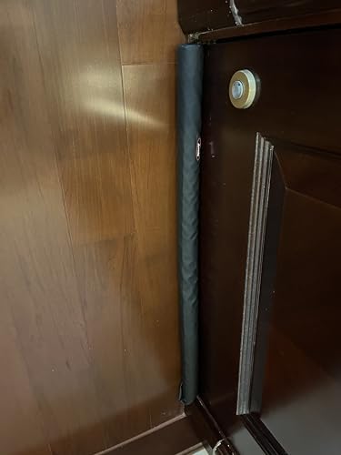 ATYARD Door Draft Stopper 29-32 Inch Black Adjustable