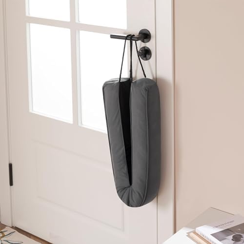 Sunolga 2 Pack 38 Inch Weighted Door Draft Stopper Grey