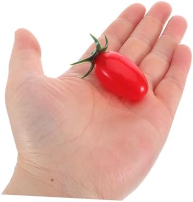 Zerodeko 10pcs Realistic Fake Cherry Tomatoes Decor