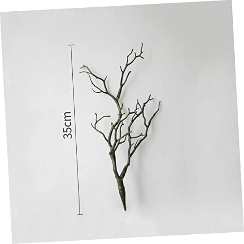3pcs White Dried Tree Branches for Wedding Decorations