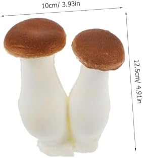Realistic Fake Mushroom Model for Kitchen Decor