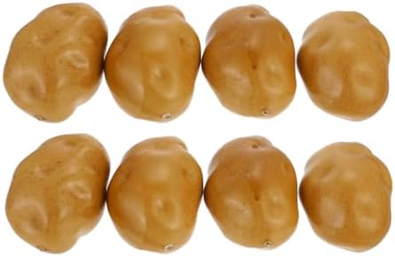 16pcs Realistic Foam Potato Models for Home Kitchen and Photography