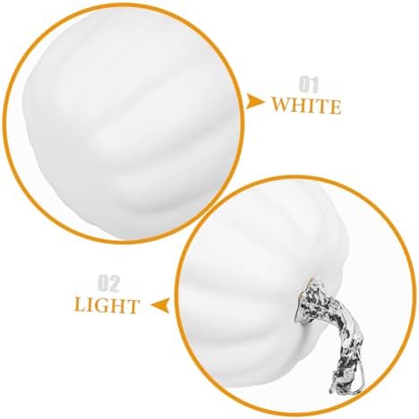LIFKOME Artificial Pumpkin Decoration for Home and Halloween