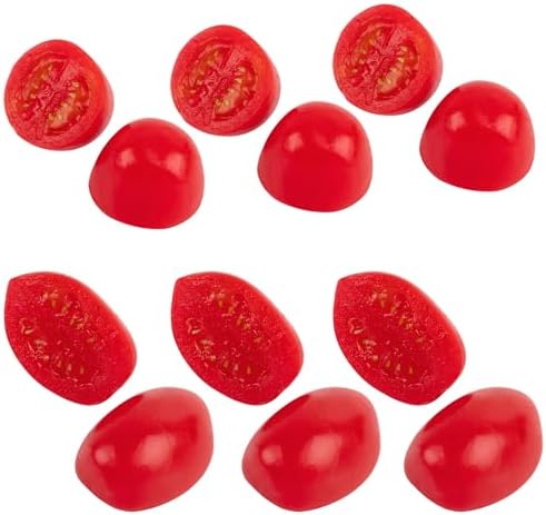 Framendino 12 Pack Artificial Cherry Tomatoes Decorative Props