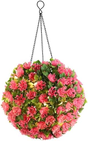 DOITOOL Hanging LED Solar Topiary Ball
