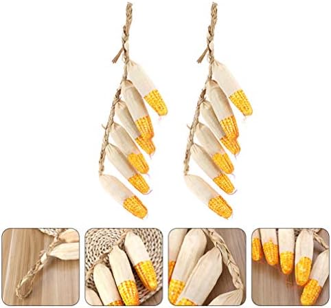 2Pcs Artificial Corn String for Fall Decoration