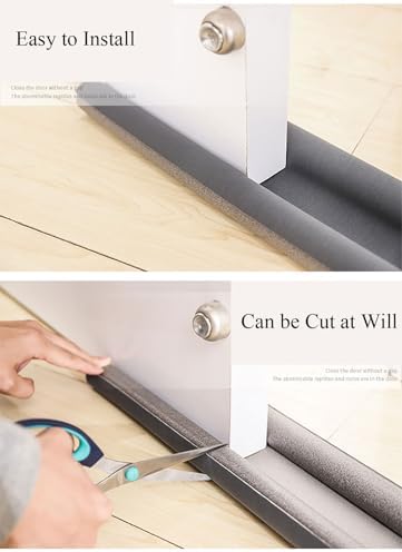 COYOUCO 1 Pcs Door Draft Stopper 93Cm Grey