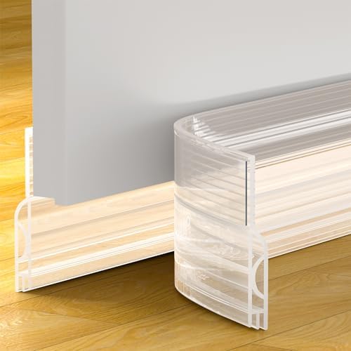 OXRQ Door Draft Stopper 78 Inch Transparent Seal