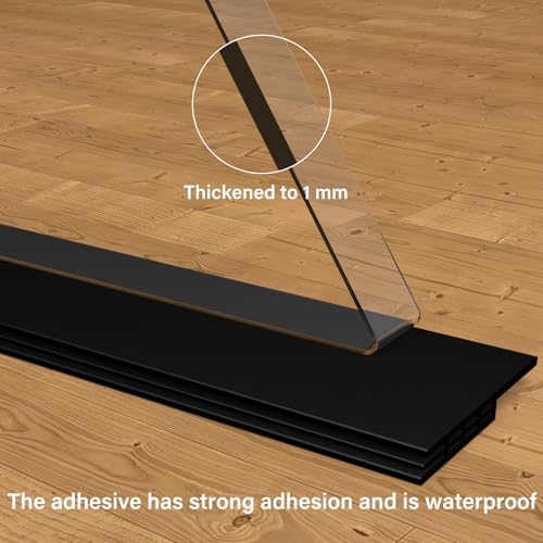 2 Pack Adjustable Under Door Sweep for Draft and Soundproofing