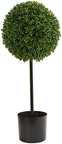 Nearly Natural 25ft Boxwood Ball Artificial Topiary Tree