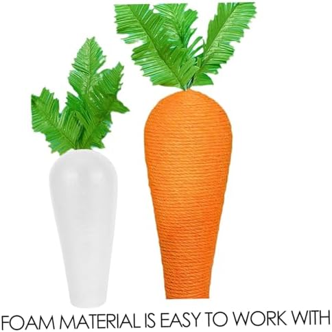 HOODANCOS Foam Carrots for Easter Crafting and Decor