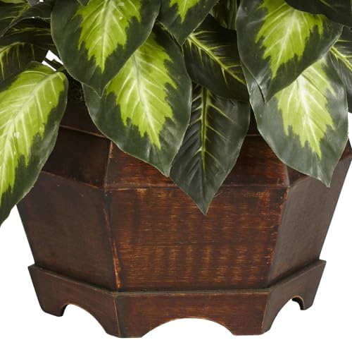 Nearly Natural 24in Golden Dieffenbachia Silk Plant