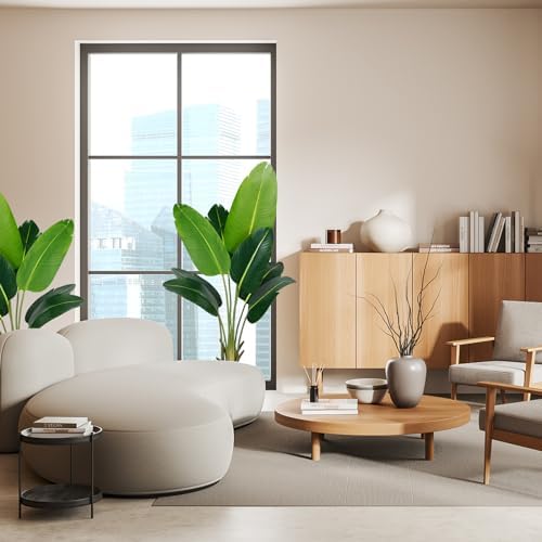 CETRD Artificial Bird of Paradise Plant 4ft 2Pcs Fake Tree Set