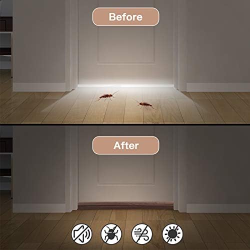 GDHOMM Door Draft Stopper 30-36 Inch Adjustable
