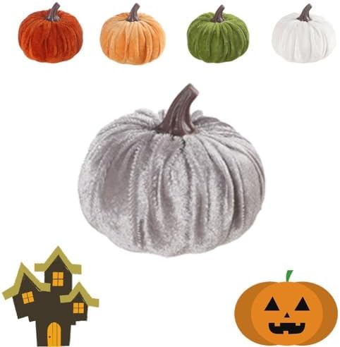 SMOCOOL Mini Faux Pumpkins for Fall Decor