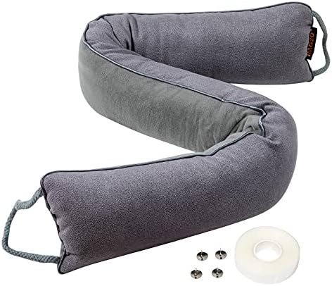 MAGZO Door Draft Stopper 32 Inch Gray