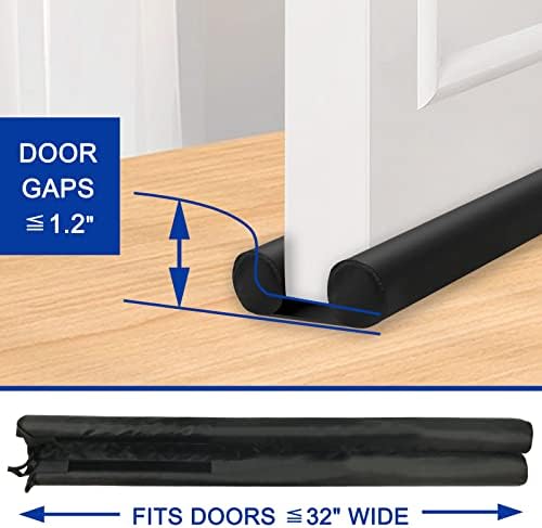 Bestong Adjustable Under Door Draft Stopper 32 Inch