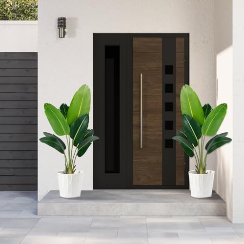 CETRD Artificial Bird of Paradise Plant 4ft 2Pcs Fake Tree Set