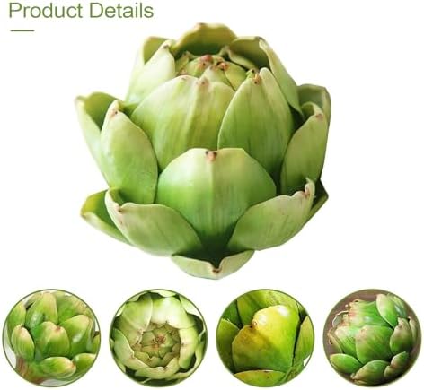 Fake Artificial Artichoke for Home Decor Green Small