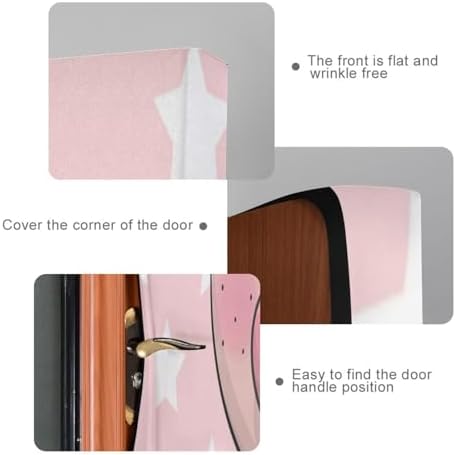 Susiyo Cartoon Pink Pig Halloween Door Cover 32x79 Inch
