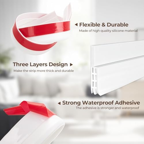 Ohuhu Door Draft Stopper 39 L x 2 W Weather Stripping Seal