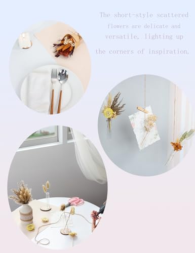 DIY Dried Flower Set with Twine Orange