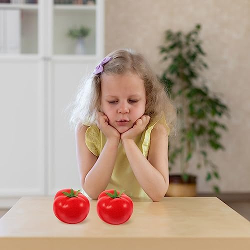 Zerodeko Artificial Tomatoes 4Pcs Realistic Decor
