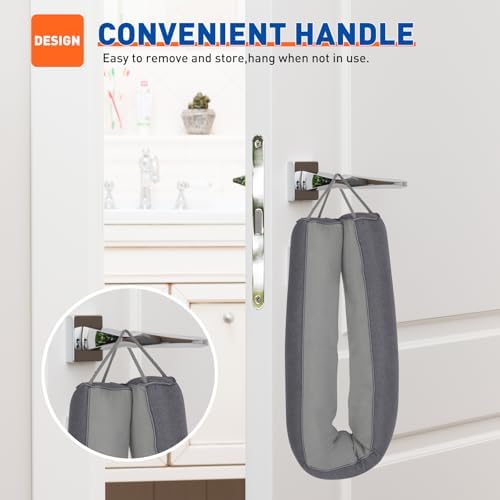 MAGZO Door Draft Stopper 36 Inches Gray