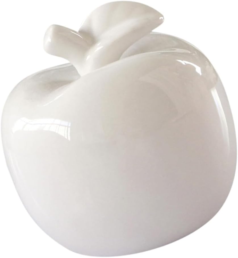 Luxshiny 1pc Chic Ceramic Christmas Apple Ornament