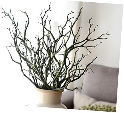 3pcs White Dried Tree Branches for Wedding Decorations