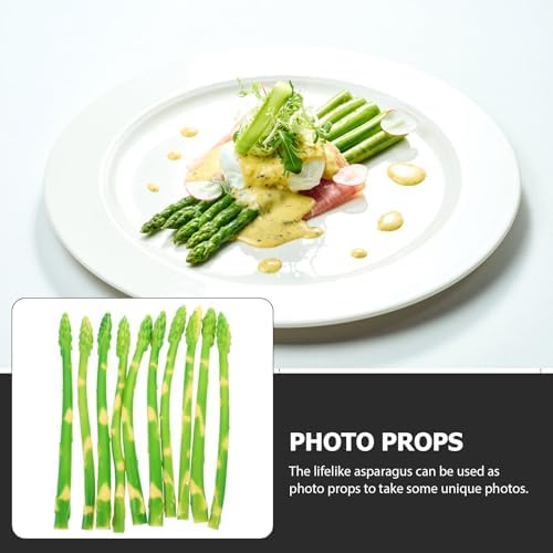 DECHOUS 10Pcs Artificial Asparagus Display Props