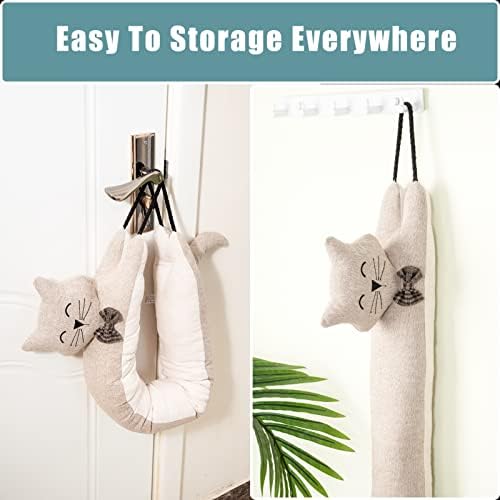 Marwood Decorative Door Draft Stopper with Hanging Loops