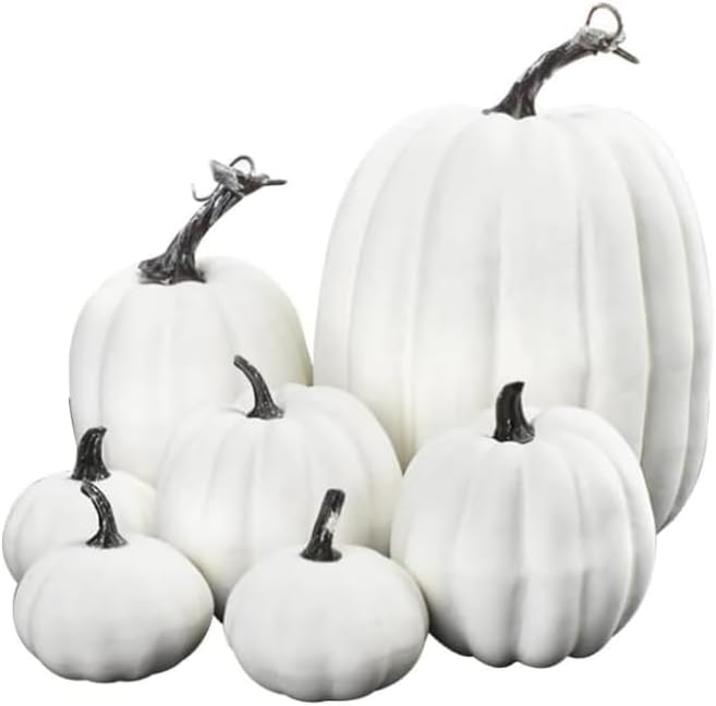 WESAPPINC Artificial Pumpkins 14PCS for Fall Decor